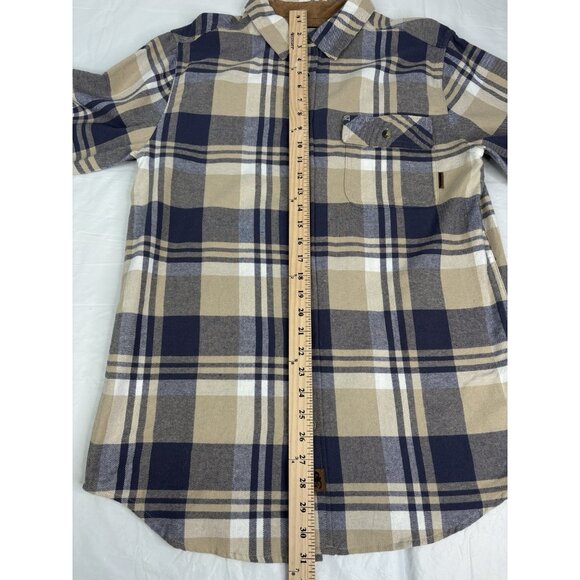 Legendary Whitetails Men’s Medium Buck Camp Flannel Shirt Relaxed Fit Plaid - Picture 11 of 15